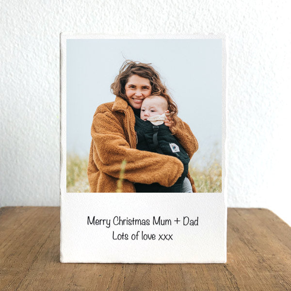 Polaroid Stone Print