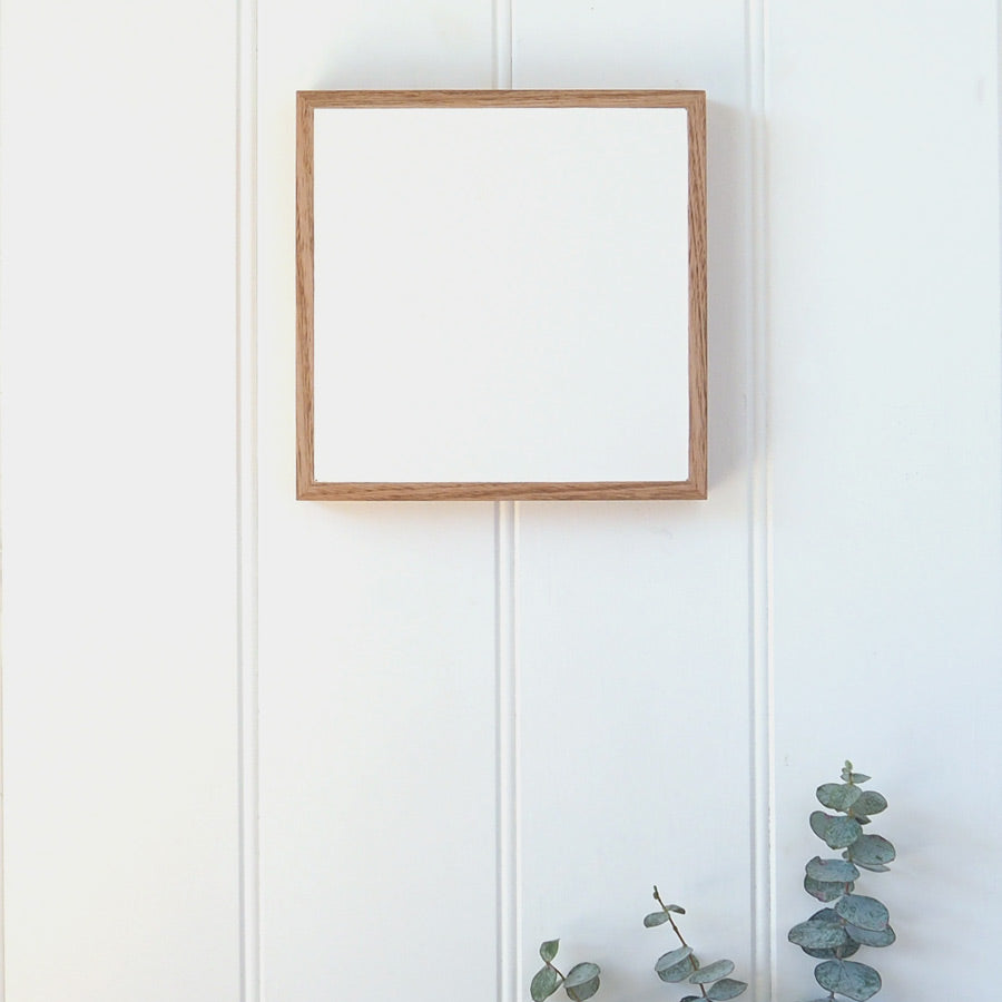 Square Tasmanian Oak Stone Print