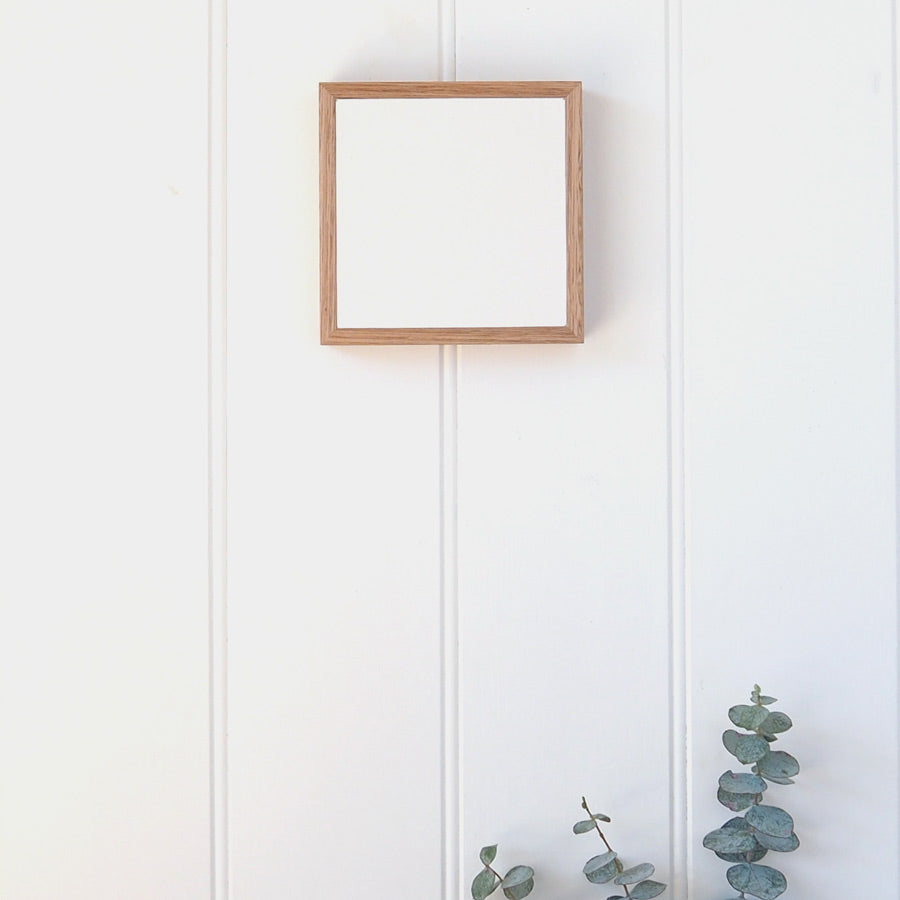 Square Tasmanian Oak Stone Print