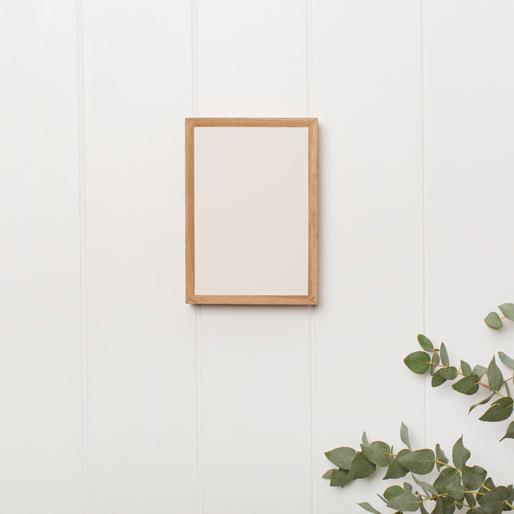 Rectangle Reclaimed Hardwood Stone Print