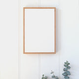 Medium portrait rectangle photo print on stone, framed in native Australian Tasmanian Oak, 300 x 210mm
