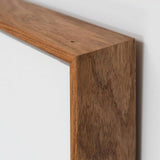 float frame made of blackwood with canvas