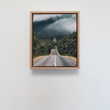 Tasmanian Oak Float Framed Print - Portrait 282 x 333mm