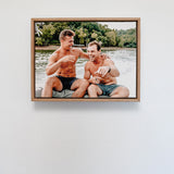 Tasmanian Oak Float Framed Print - Landscape 435 x 333mm