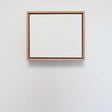 Tasmanian oak float frame with canvas