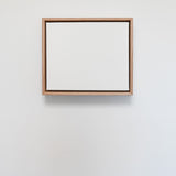 Tasmanian oak float frame with canvas
