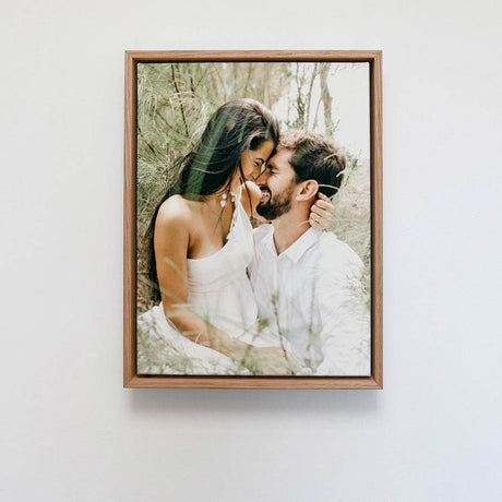 Tasmanian Oak Float Framed Print - Portrait 333 x 435mm