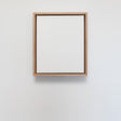 Tasmanian oak float frame with canvas for printing